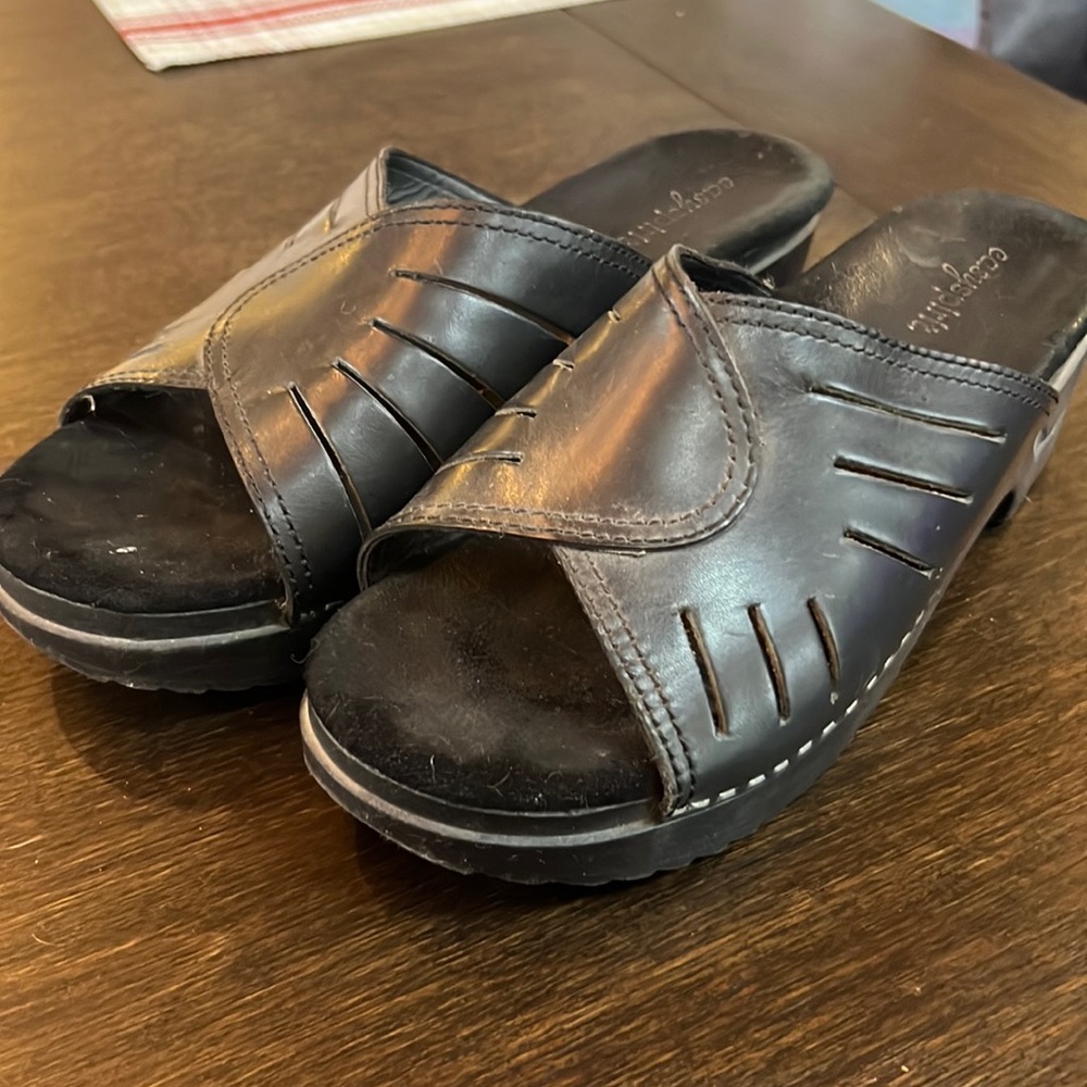 Black clogs